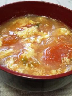 トマトと玉ねぎの中華風たまごスープ☆彡-レシピのメイン写真