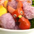 キャラ弁 ねずみ?うさぎウインナー 弁当
