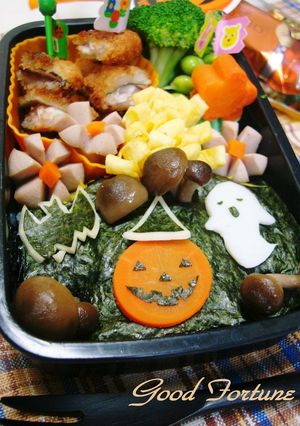 キャラ弁☆ハロウィン弁当　２♪-レシピのメイン写真