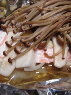 鮭の紹興酒ホイル蒸し-レシピのメイン写真