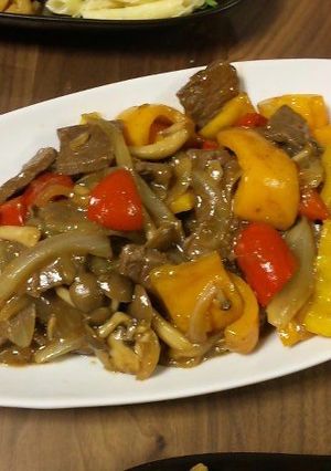 牛肉のｵｲｽﾀｰｿｰｽ炒め-レシピのメイン写真