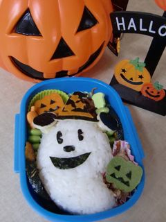 ハロウィン♪ミニおばけ☆キャラ弁 by チュウリップ