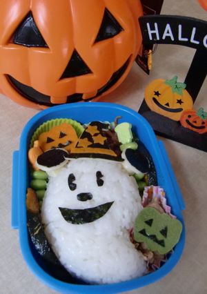 ☆ハロウィン☆おばけミッキー♪キャラ弁♪-レシピのメイン写真