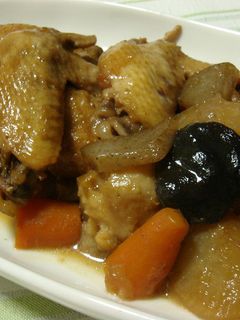 とろとろ手羽先とこっくり根菜の中華煮-レシピのメイン写真