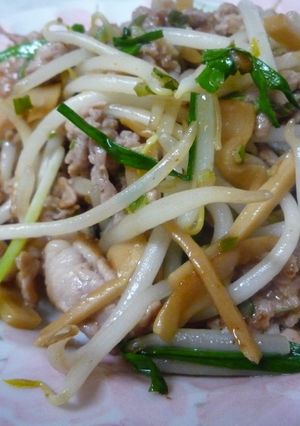 ★メンマと豚肉の炒め物★お弁当にも-レシピのメイン写真