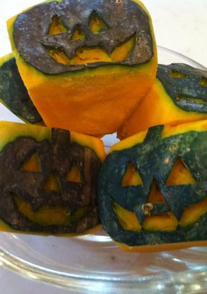 ハロウィンかぼちゃ１０月のお弁当に-レシピのメイン写真