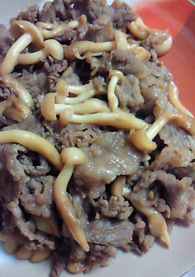 簡単★牛肉とキノコのしぐれ煮-レシピのメイン写真