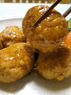 えのきでかさ増し♪鶏つくねの照り焼き-レシピのメイン写真