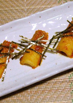 ちょこっとつまみ　ちくわのうに焼き-レシピのメイン写真