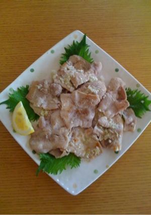 さっぱり豚肉のねぎ塩だれ-レシピのメイン写真