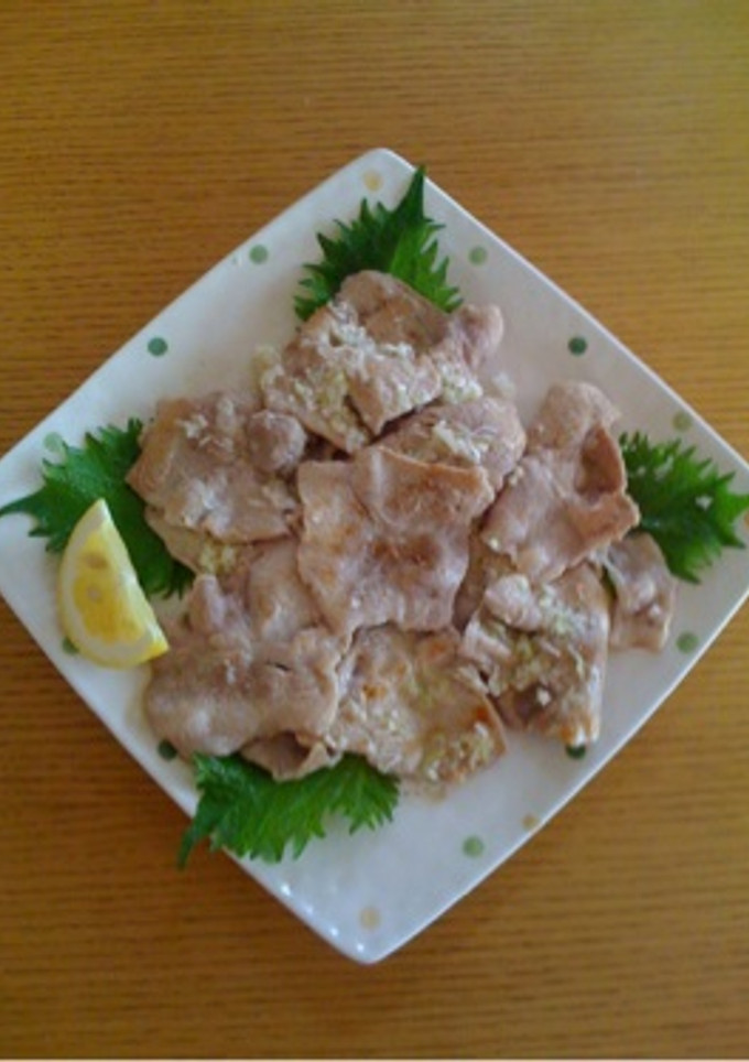 さっぱり豚肉のねぎ塩だれ-レシピのメイン写真