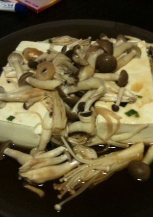 ルクエで簡単 豆腐ときのこのこぶ茶蒸し-レシピのメイン写真
