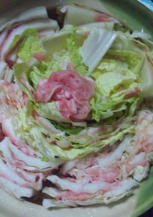 たっぷり♪白菜としゃぶしゃぶ肉の挟み蒸し-レシピのメイン写真