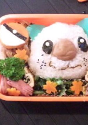 キャラ弁　ポケモンミジュマル-レシピのメイン写真