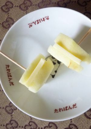 お弁当にりんごチーズ串-レシピのメイン写真
