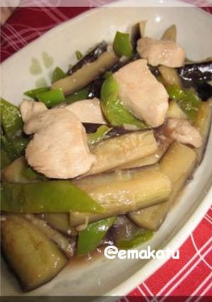 なすとピーマンのさっぱり中華風炒め-レシピのメイン写真