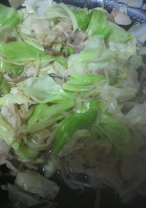ｷｬﾍﾞﾂの紹興酒炒め-レシピのメイン写真