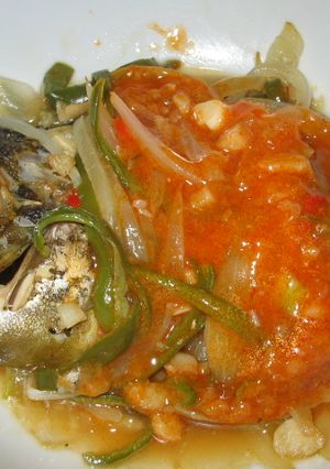 白身魚のまるごと紹興酒蒸しチリソース-レシピのメイン写真