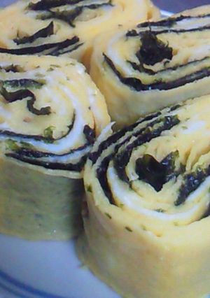 韓国海苔入りたまご焼き-レシピのメイン写真