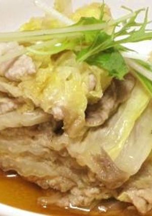 中華風白菜と豚肉の重ね蒸し-レシピのメイン写真