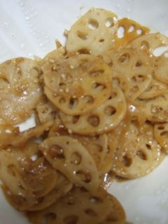 ぱくぱく食べちゃうレンコンのきんぴら-レシピのメイン写真