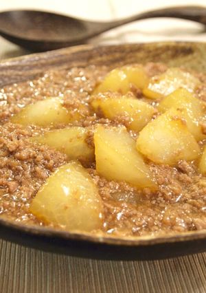 大根とひき肉で♪簡単とろ〜り煮物-レシピのメイン写真