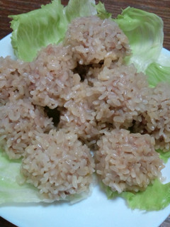 もち米蒸し肉だんご-レシピのメイン写真