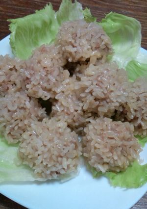 もち米蒸し肉だんご-レシピのメイン写真
