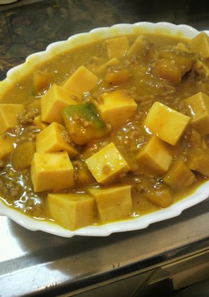 かぼちゃ入り麻婆豆腐-レシピのメイン写真