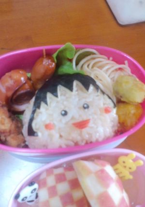 不器用ママの簡単キャラ弁ちびまる子ちゃん-レシピのメイン写真