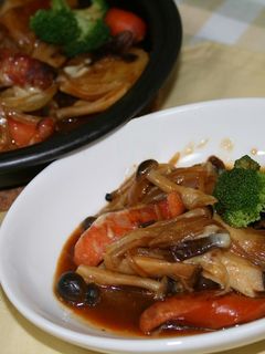 タジン鍋できのこシチュー-レシピのメイン写真