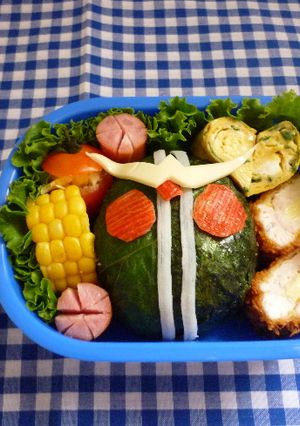 仮面ライダーダブル　キャラ弁　-レシピのメイン写真