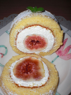 いちじくのロールケーキ2010-レシピのメイン写真