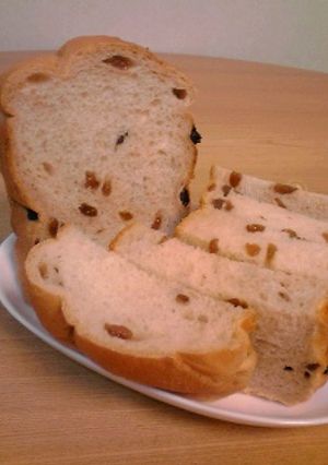 ふんわりしっとりシナモンレーズン食パン♪-レシピのメイン写真