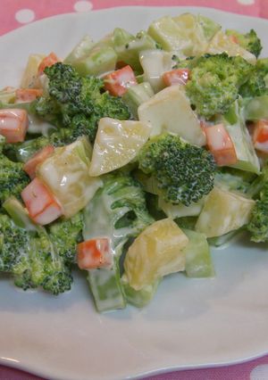 チーズマヨネーズで♪温野菜サラダ-レシピのメイン写真