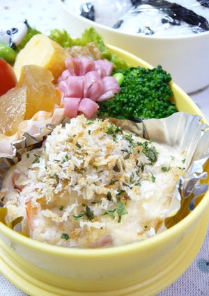 【お弁当】簡単！海老のグラタン風-レシピのメイン写真