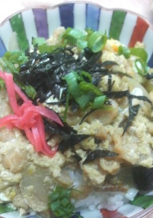 ﾍﾙｼｰ!?茄子と豚の揚げない天丼-レシピのメイン写真