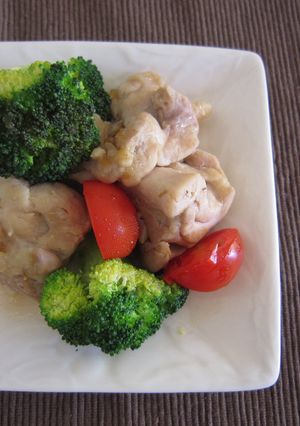 鶏肉とブロッコリーのレンジ煮-レシピのメイン写真
