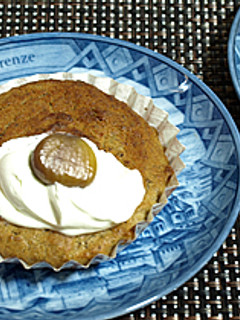 ムキ栗で作る、スイートマロンケーキ-レシピのメイン写真