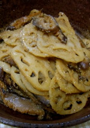 中華風♪れんこんと椎茸のきんぴら☆-レシピのメイン写真