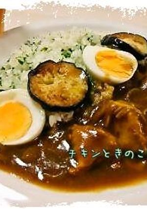 チキンときのこのカレー*-レシピのメイン写真