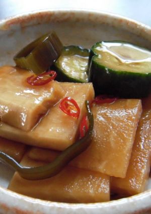 混ぜるだけ♪　甘辛だいこんの漬け物-レシピのメイン写真