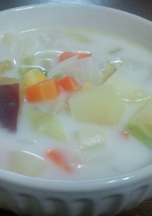 野菜たっぷり☆ミルクスープ☆-レシピのメイン写真
