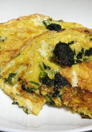 ほうれん草とチーズのヘルシー卵焼き-レシピのメイン写真