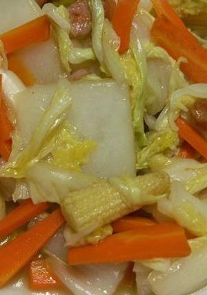 昆布茶で塩分控えめヘルシー野菜炒め-レシピのメイン写真