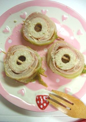 ちくわとベーコンの白菜ロール-レシピのメイン写真