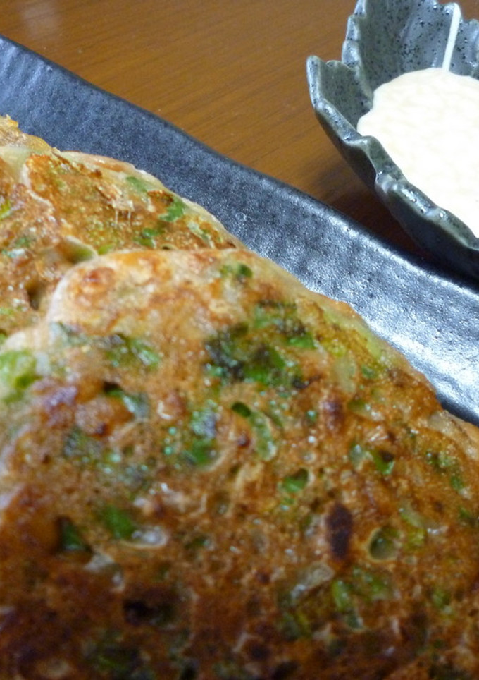 ネギと納豆のお焼き♫-レシピのメイン写真