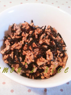 鉄分・ミネラルたっぷり♫ひじきひき肉煮-レシピのメイン写真