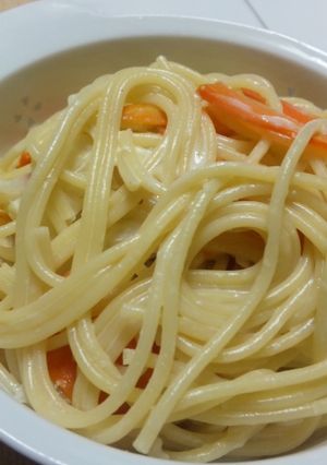 和風!味噌入りクリームパスタ-レシピのメイン写真