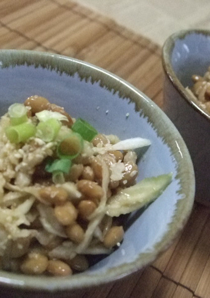 切り干し大根と納豆の胡麻ポン和え-レシピのメイン写真
